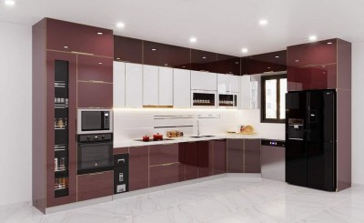 So sánh : Tủ bếp inox cánh kính với tủ gỗ công nghiệp - Nên chọn loại nào ?