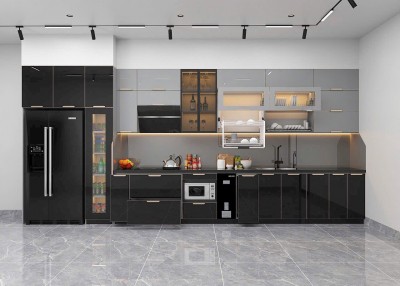 Tủ bếp inox 304 cánh kính - Ưu nhược điểm và có nên đầu tư không ?