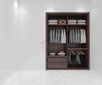 Tủ quần áo âm tường mẫu không tay năm TA06