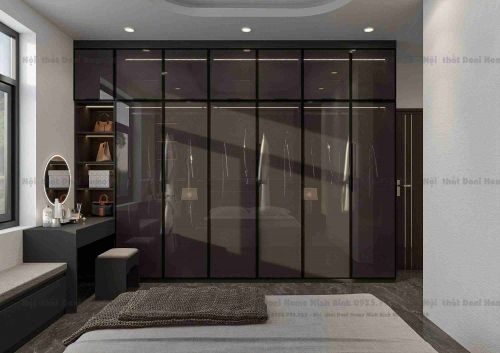 Mẫu tủ quần áo cánh kính đẹp và chất lượng TA02